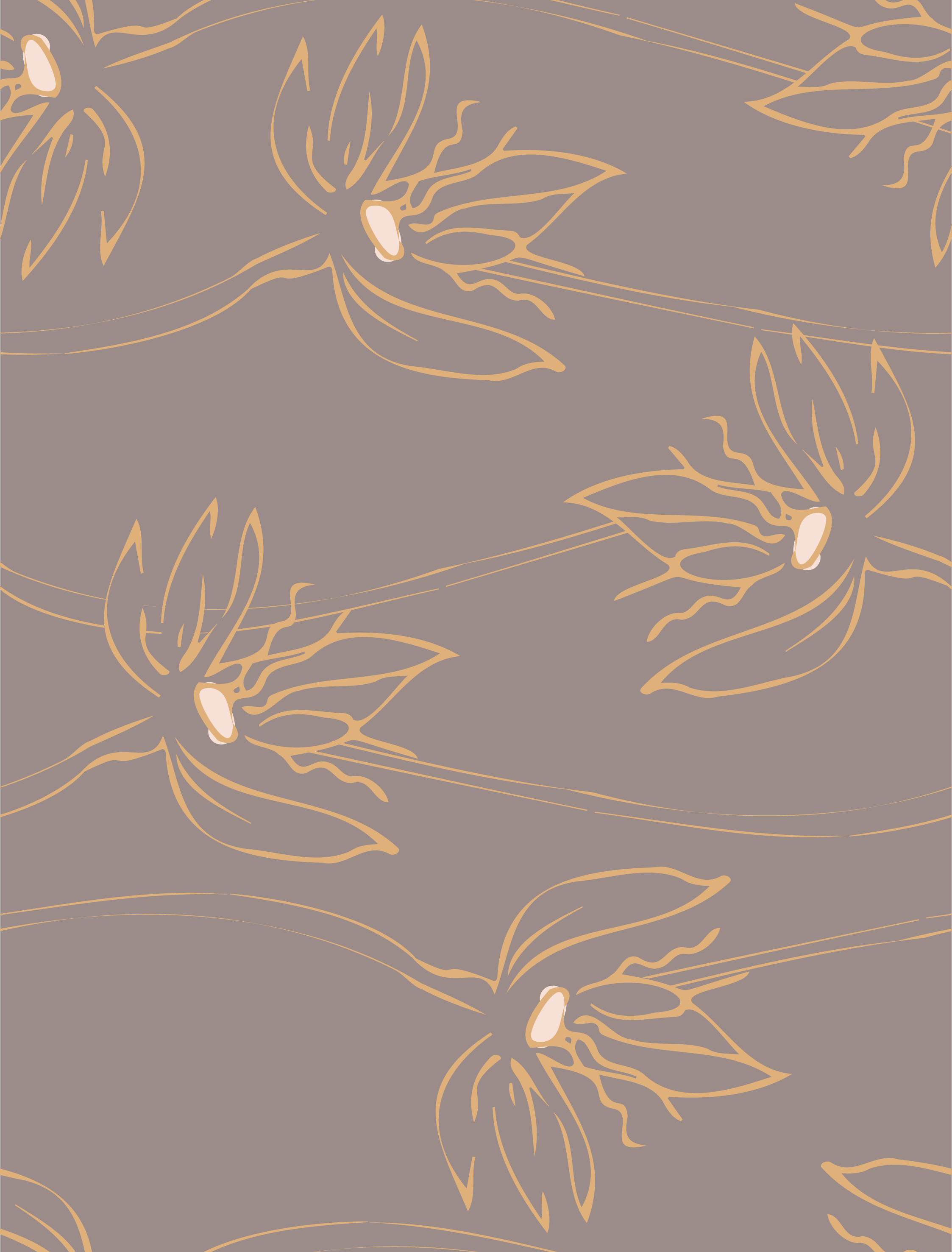 Floral Stripes