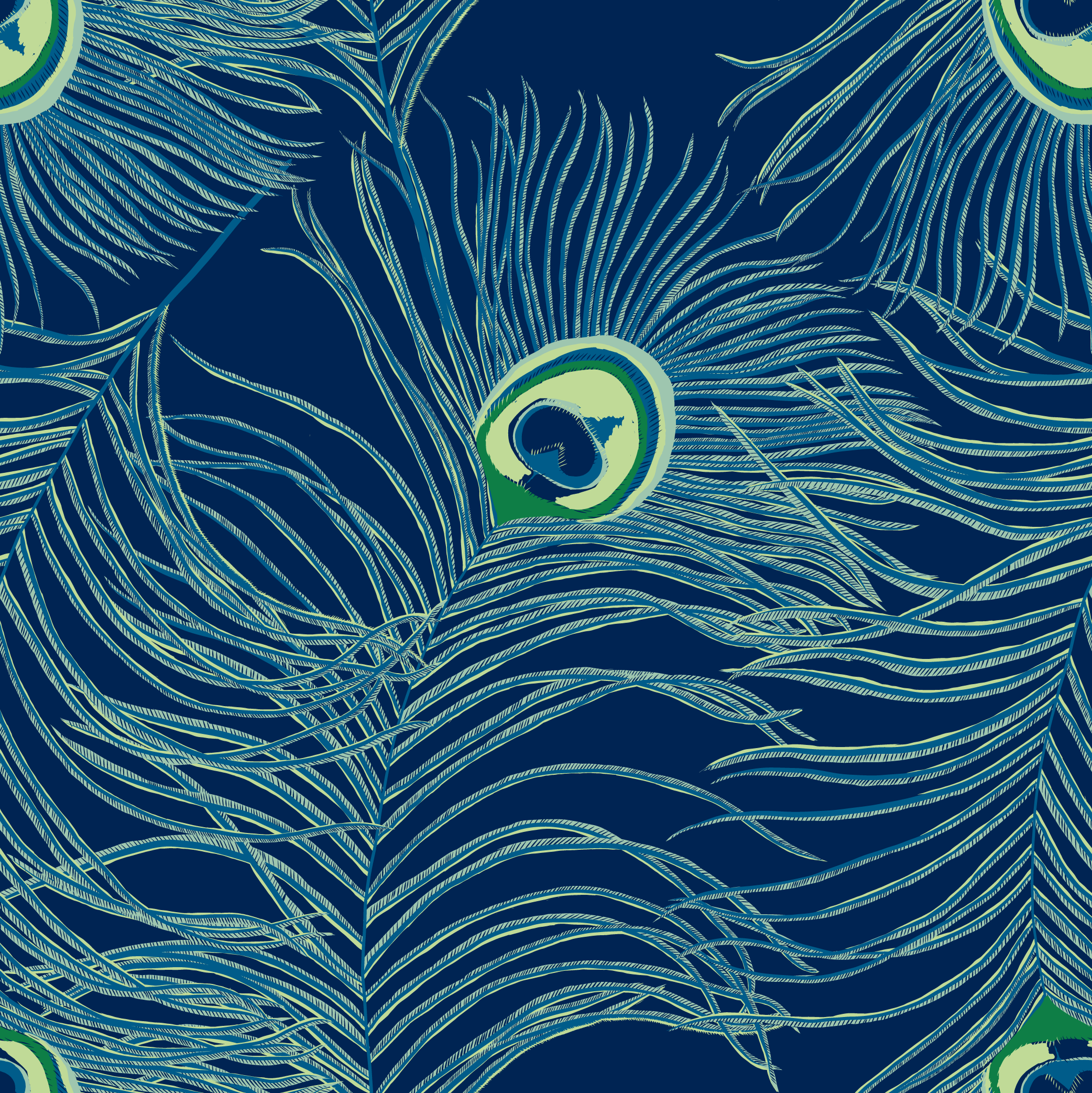 Main Feather – blue