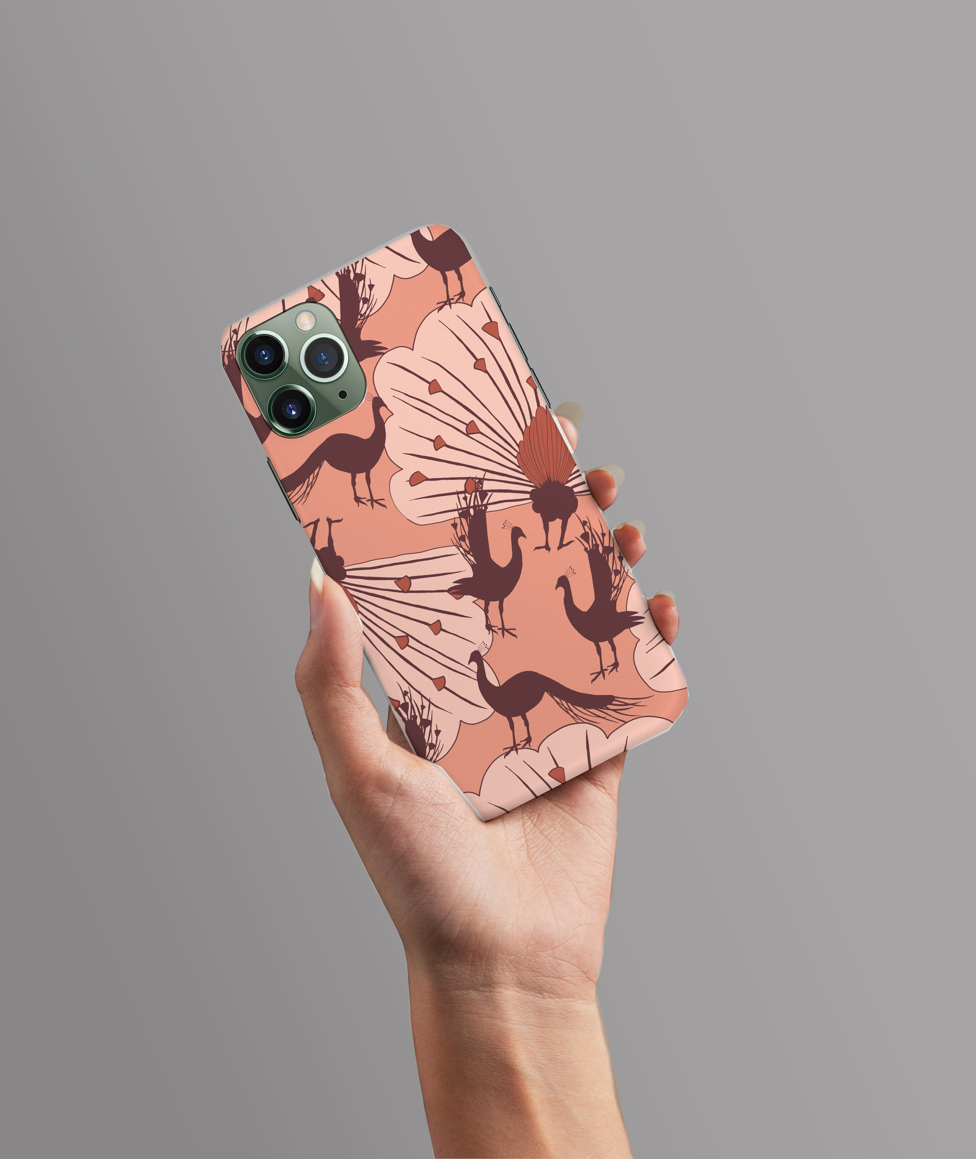 Peacock Collection iPhone pink